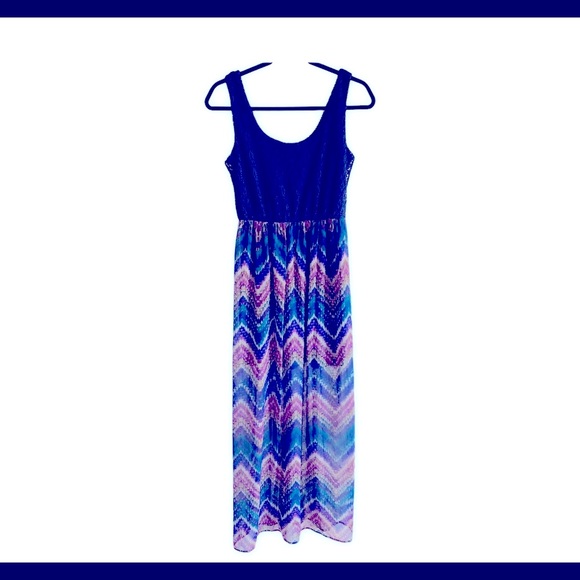 Lily Rose Sheer Maxi Dress Sz S EUC - Picture 4 of 8